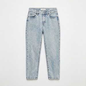 PacSun 100% Cotton Acid Wash Mom Jeans High-Rise Women's Size 25